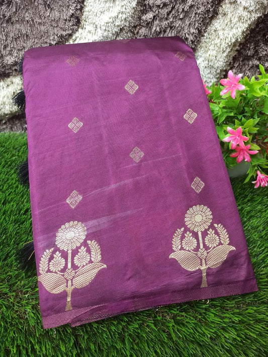 Artificial / Mix Crape Sarees ( Semi Crape )