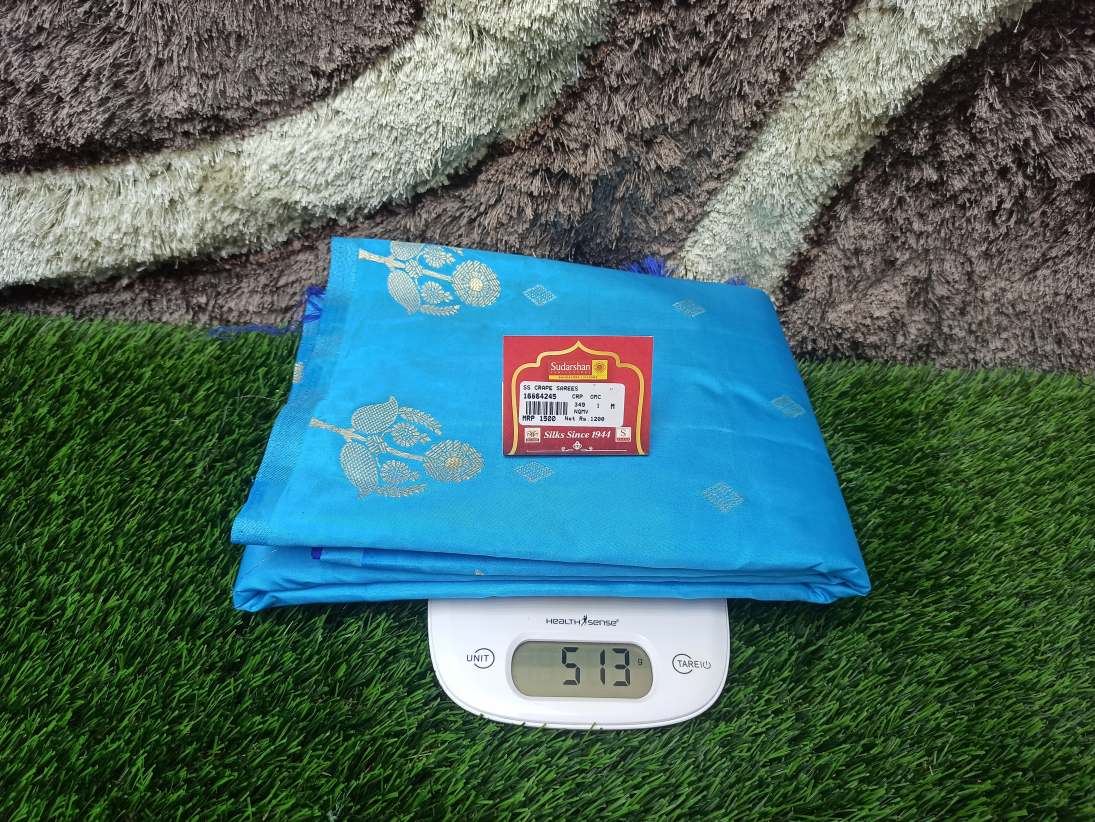 Artificial / Mix Crape Sarees ( Semi Crape )