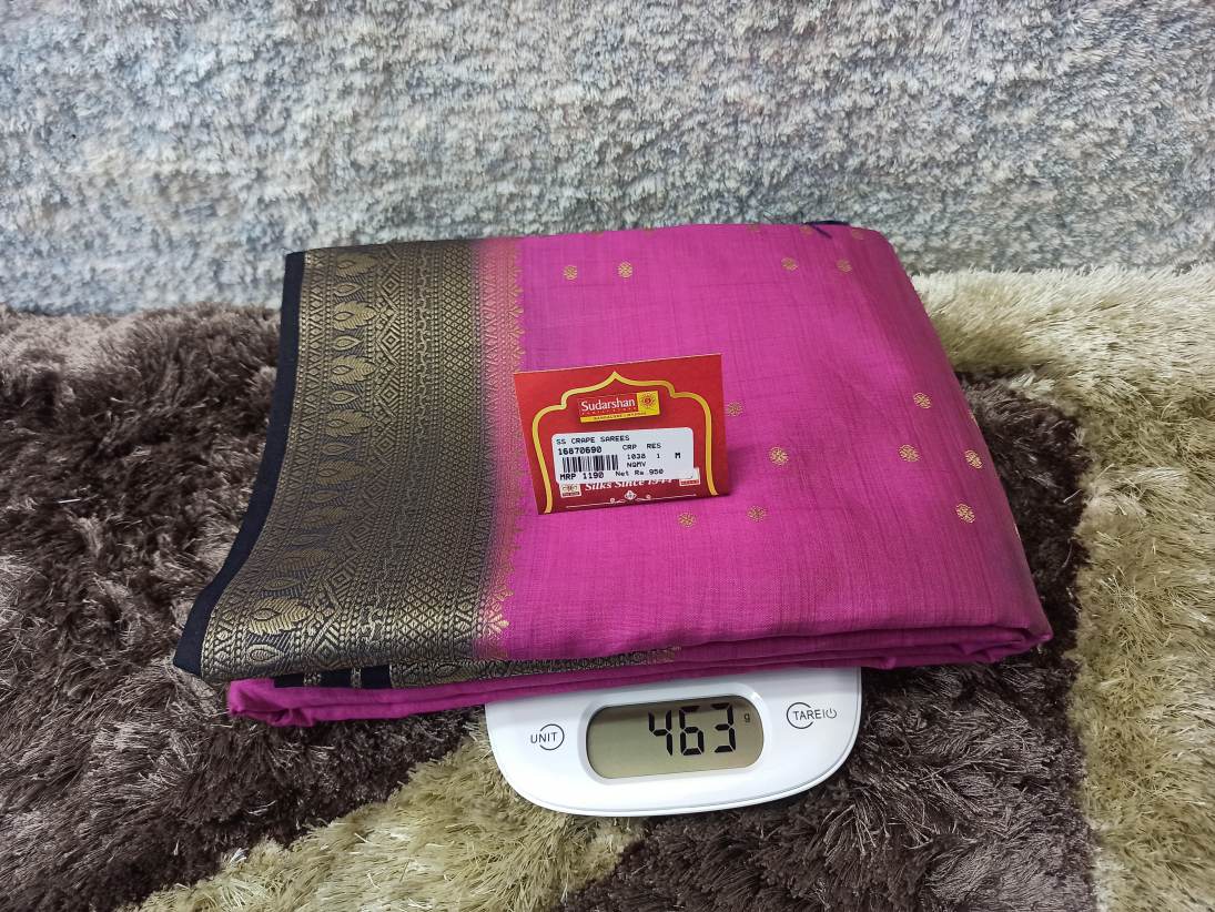 Artificial / Mix Crape Sarees ( Semi Crape )