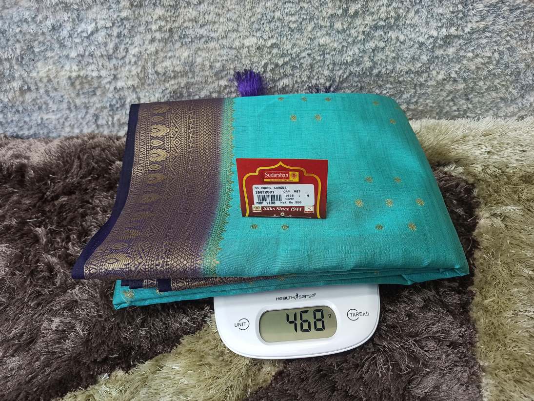 Artificial / Mix Crape Sarees ( Semi Crape )