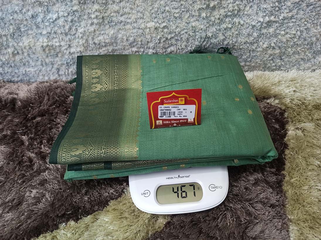 Artificial / Mix Crape Sarees ( Semi Crape )