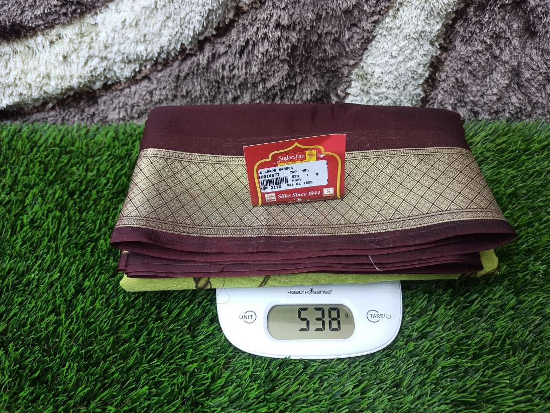 Artificial / Mix Crape Sarees ( Semi Crape )