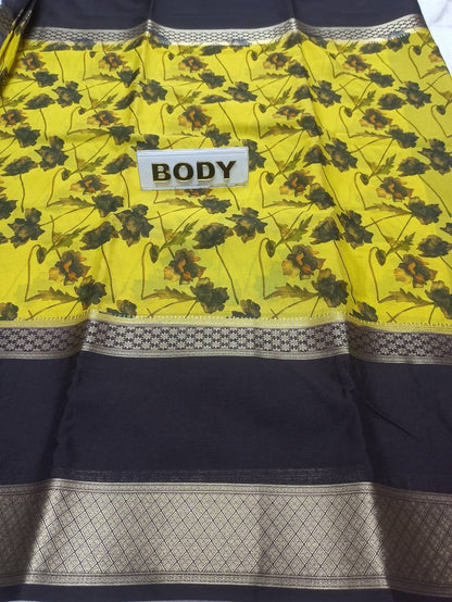 Artificial / Mix Crape Sarees ( Semi Crape )