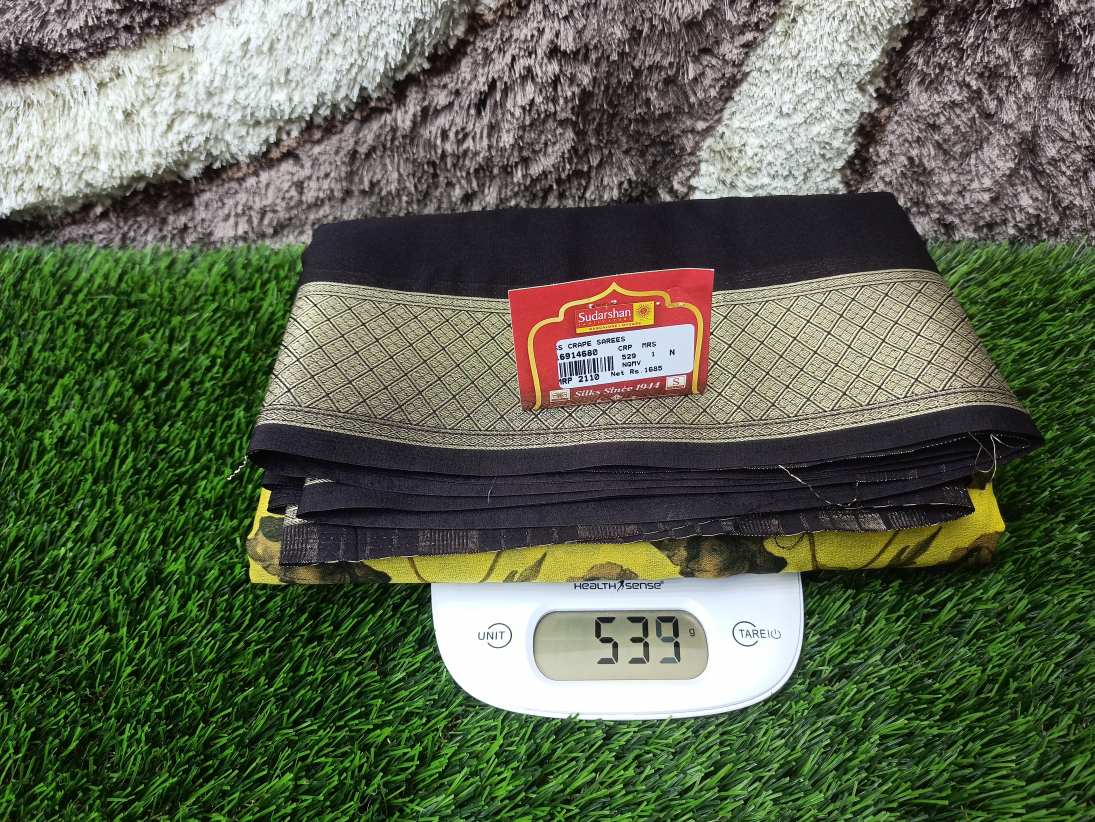 Artificial / Mix Crape Sarees ( Semi Crape )