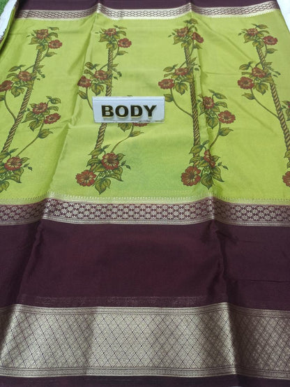 Artificial / Mix Crape Sarees ( Semi Crape )