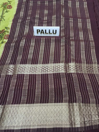 Artificial / Mix Crape Sarees ( Semi Crape )