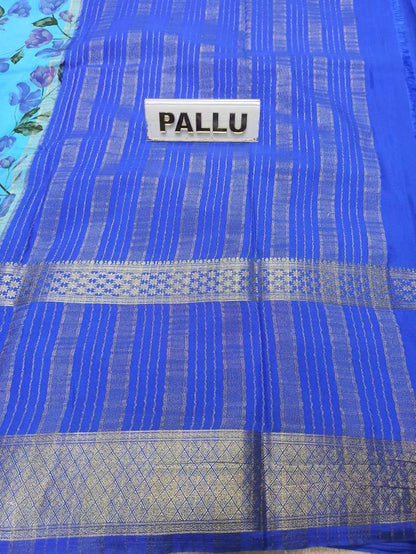 Artificial / Mix Crape Sarees ( Semi Crape )