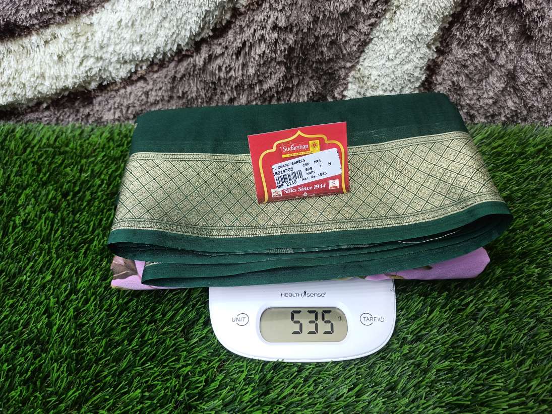 Artificial / Mix Crape Sarees ( Semi Crape )