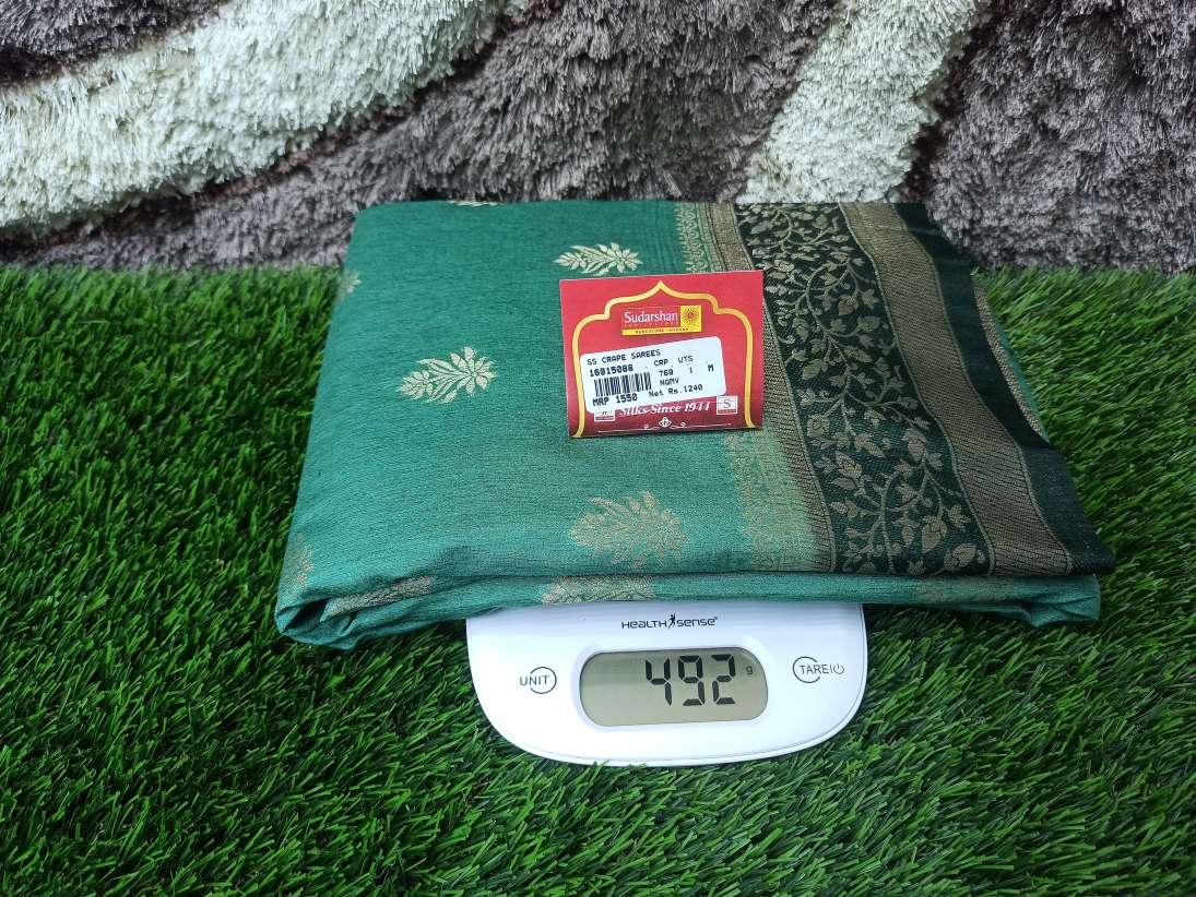 Artificial / Mix Crape Sarees ( Semi Crape )