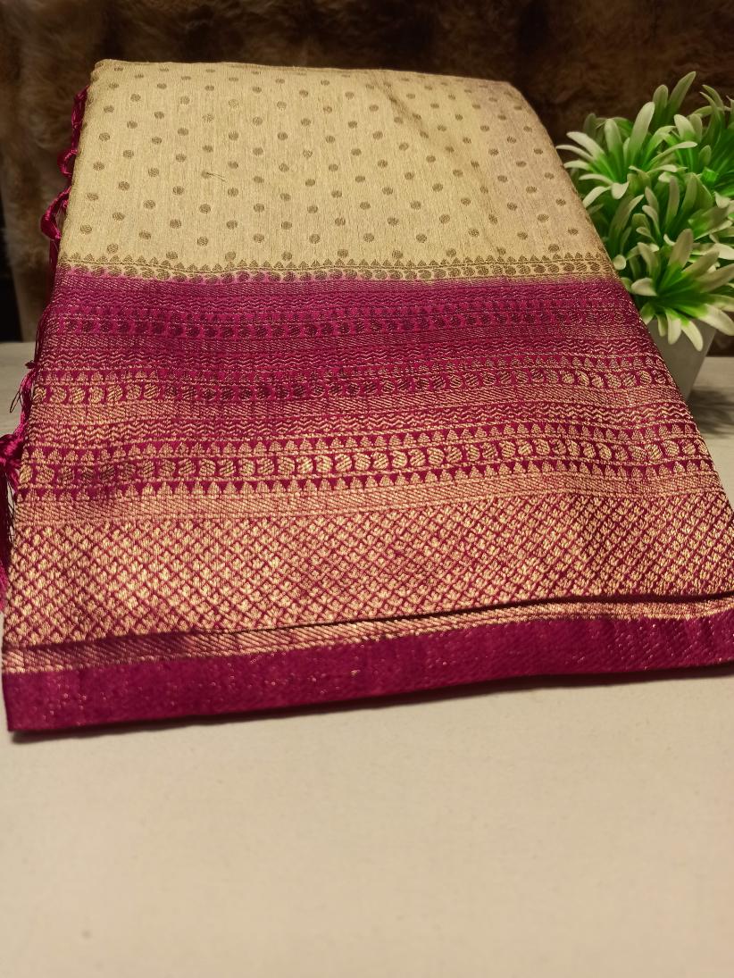 Artificial / Mix Crape Sarees ( Semi Crape )