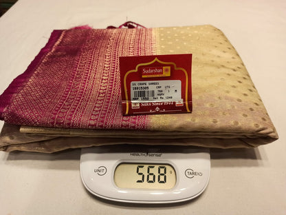 Artificial / Mix Crape Sarees ( Semi Crape )