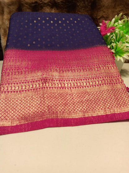 Artificial / Mix Crape Sarees ( Semi Crape )