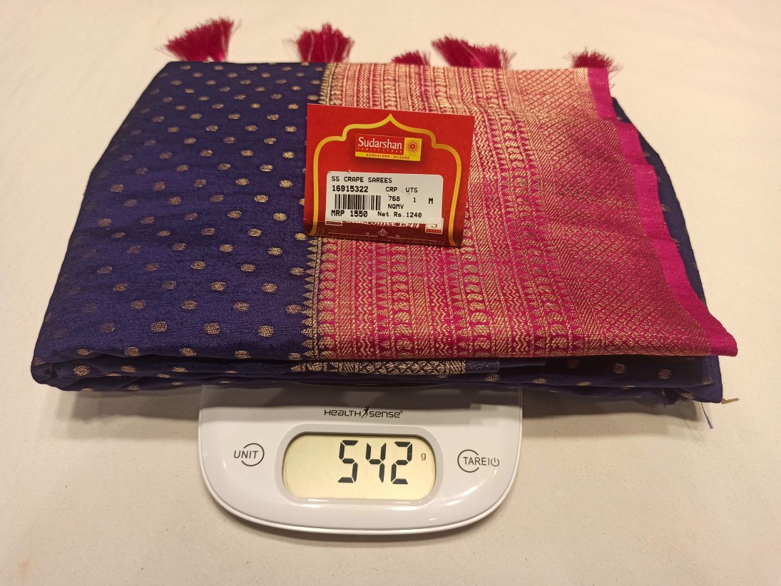 Artificial / Mix Crape Sarees ( Semi Crape )