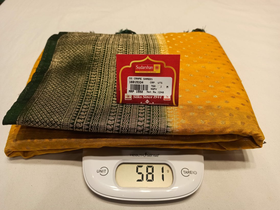 Artificial / Mix Crape Sarees ( Semi Crape )