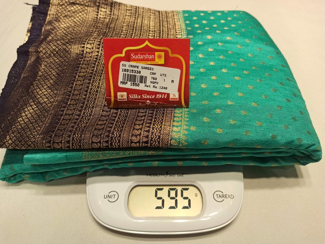 Artificial / Mix Crape Sarees ( Semi Crape )