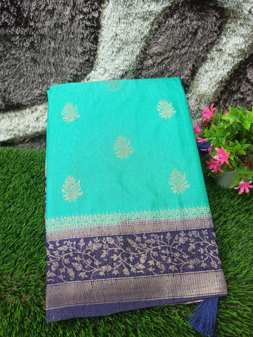 Artificial / Mix Crape Sarees ( Semi Crape )