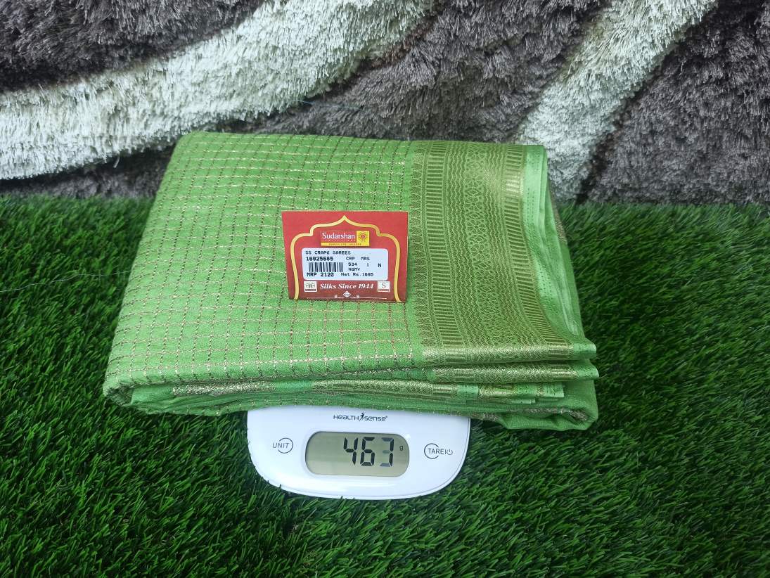 Artificial / Mix Crape Sarees ( Semi Crape )