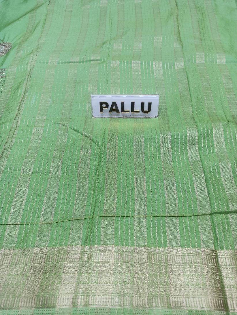 Artificial / Mix Crape Sarees ( Semi Crape )