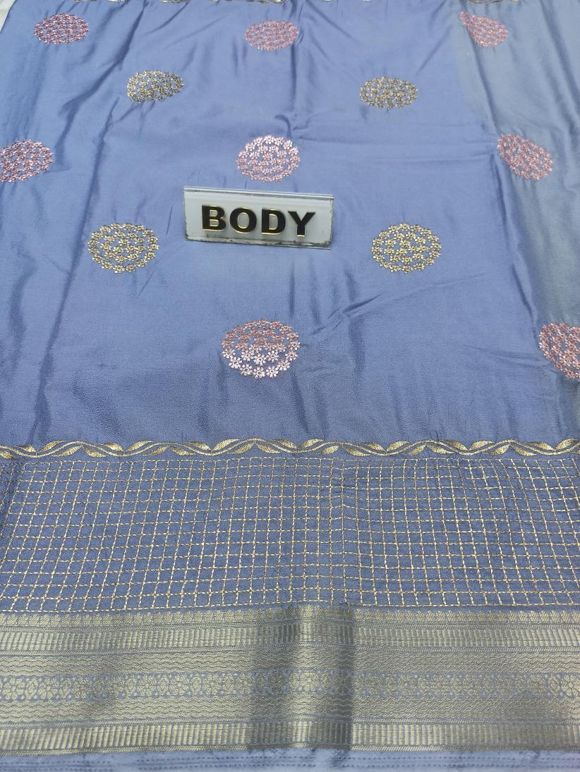 Artificial / Mix Crape Sarees ( Semi Crape )