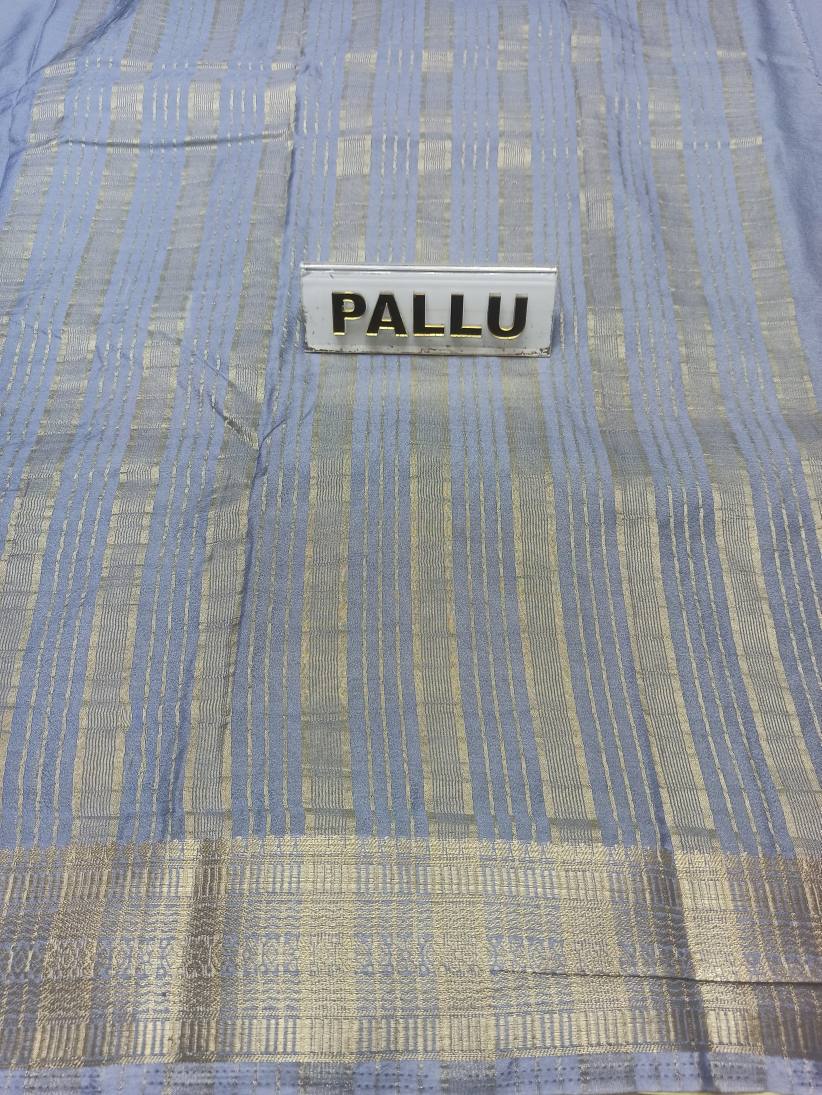 Artificial / Mix Crape Sarees ( Semi Crape )