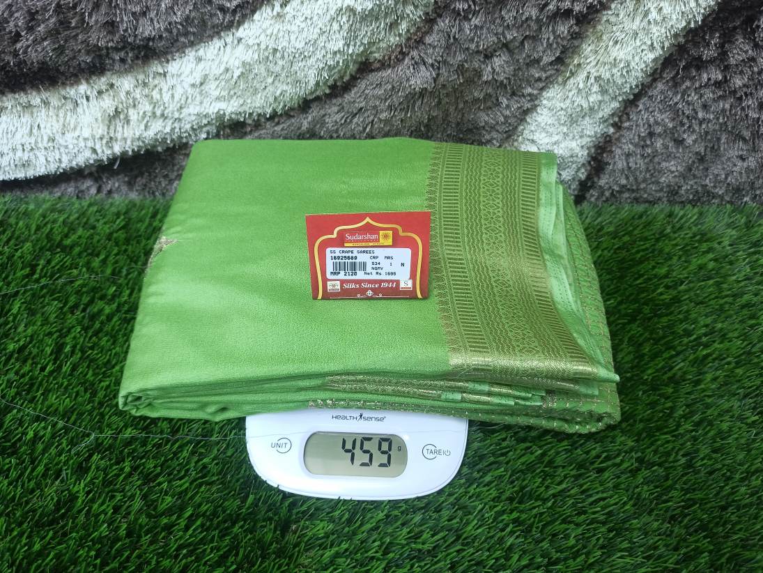 Artificial / Mix Crape Sarees ( Semi Crape )