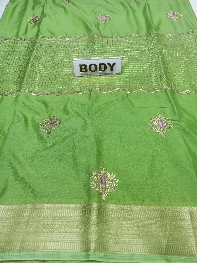 Artificial / Mix Crape Sarees ( Semi Crape )