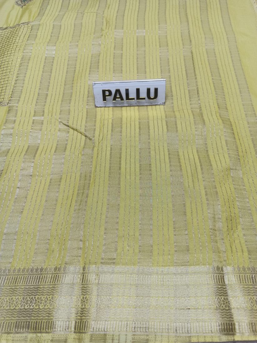 Artificial / Mix Crape Sarees ( Semi Crape )