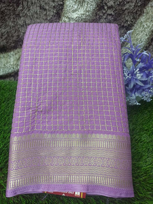 Artificial / Mix Crape Sarees ( Semi Crape )
