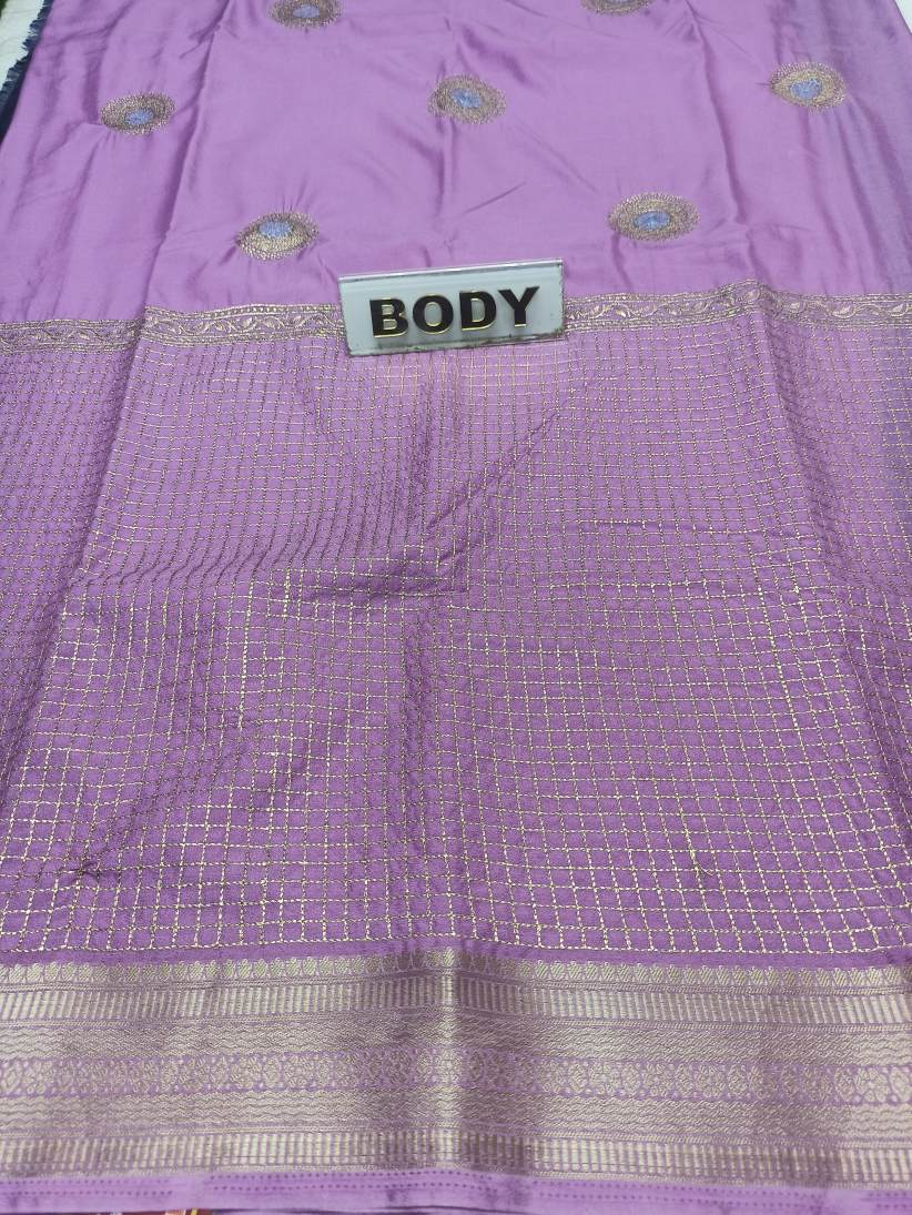 Artificial / Mix Crape Sarees ( Semi Crape )