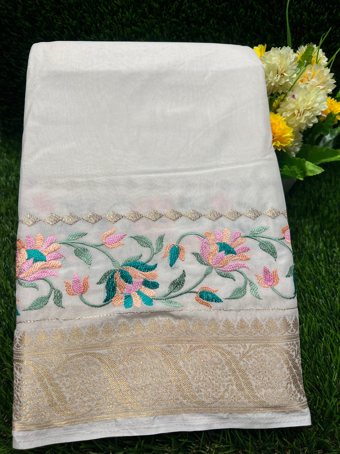 Artificial / Mix Crape Sarees