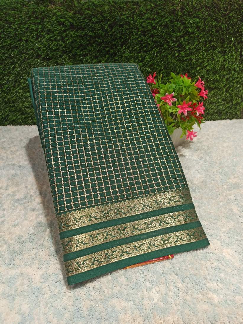 Artificial / Mix Crape Sarees ( Semi Crape )