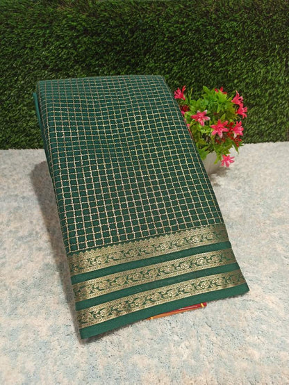 Artificial / Mix Crape Sarees ( Semi Crape )