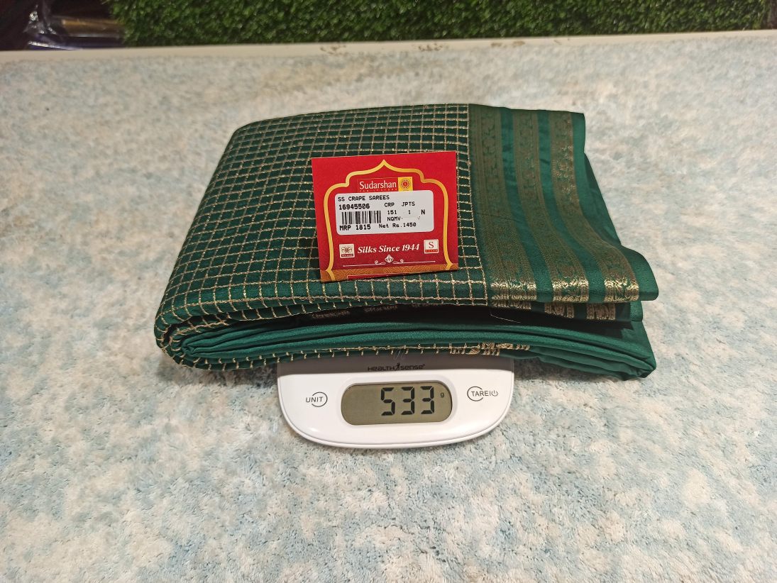 Artificial / Mix Crape Sarees ( Semi Crape )