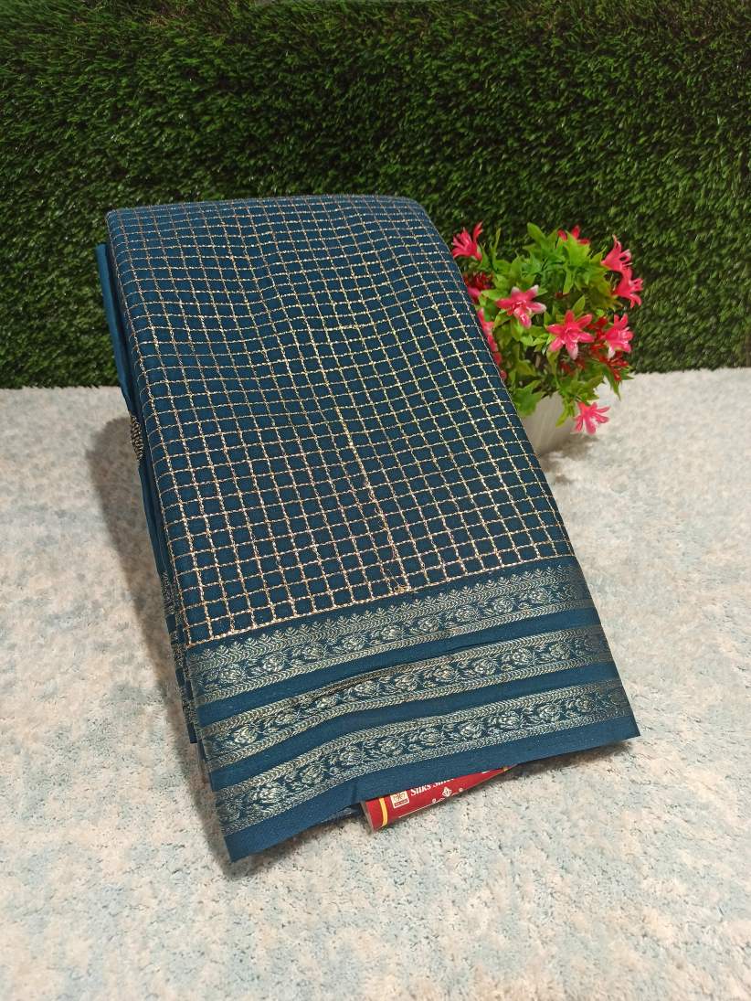 Artificial / Mix Crape Sarees ( Semi Crape )