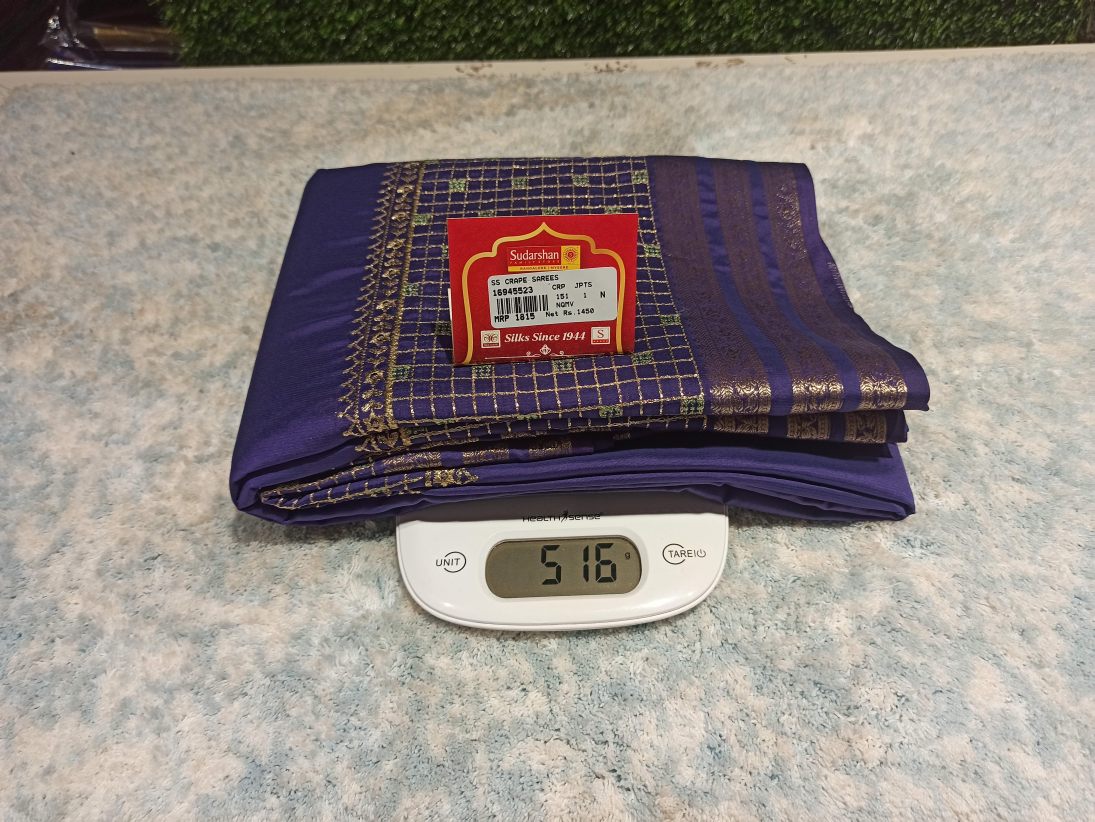 Artificial / Mix Crape Sarees ( Semi Crape )