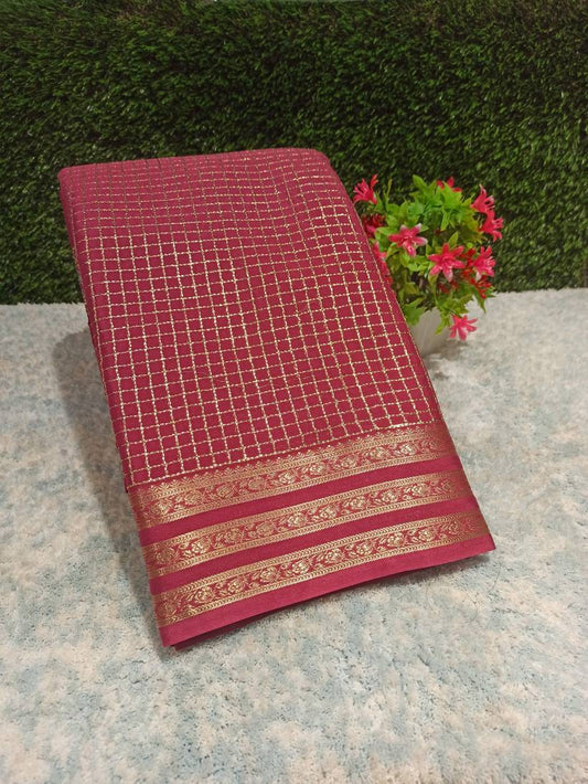 Artificial / Mix Crape Sarees ( Semi Crape )