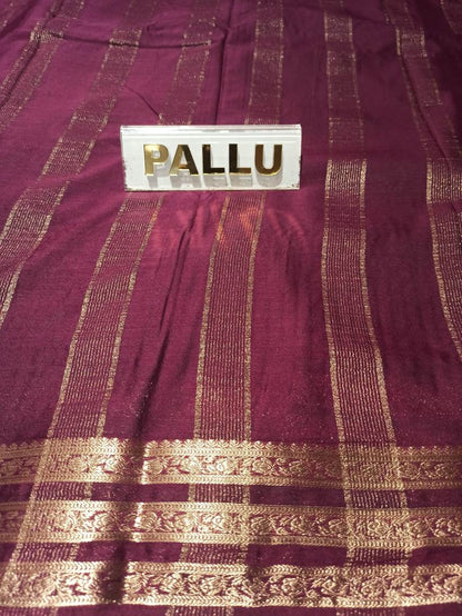 Artificial / Mix Crape Sarees ( Semi Crape )