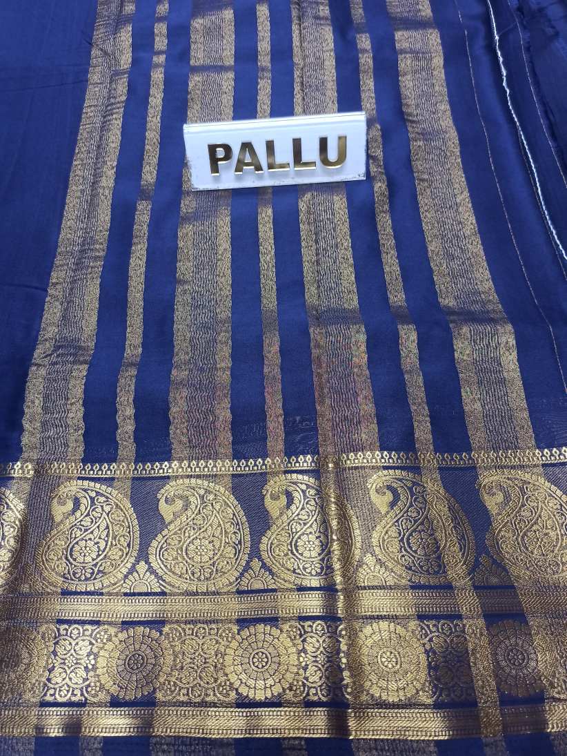 Artificial / Mix Crape Sarees ( Semi Crape )