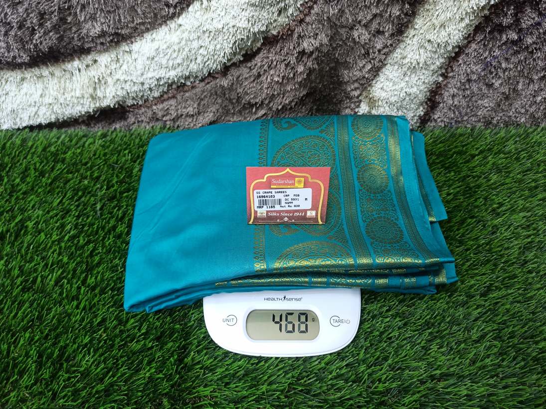 Artificial / Mix Crape Sarees ( Semi Crape )