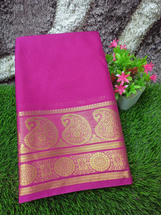 Artificial / Mix Crape Sarees ( Semi Crape )