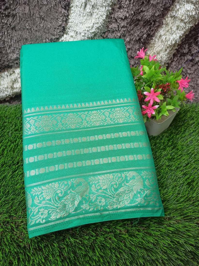 Artificial / Mix Crape Sarees ( Semi Crape )