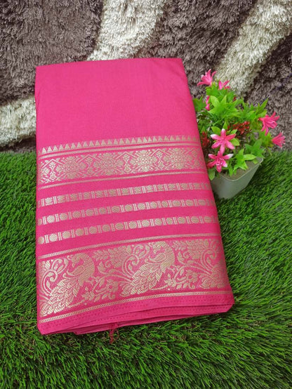 Artificial / Mix Crape Sarees ( Semi Crape )