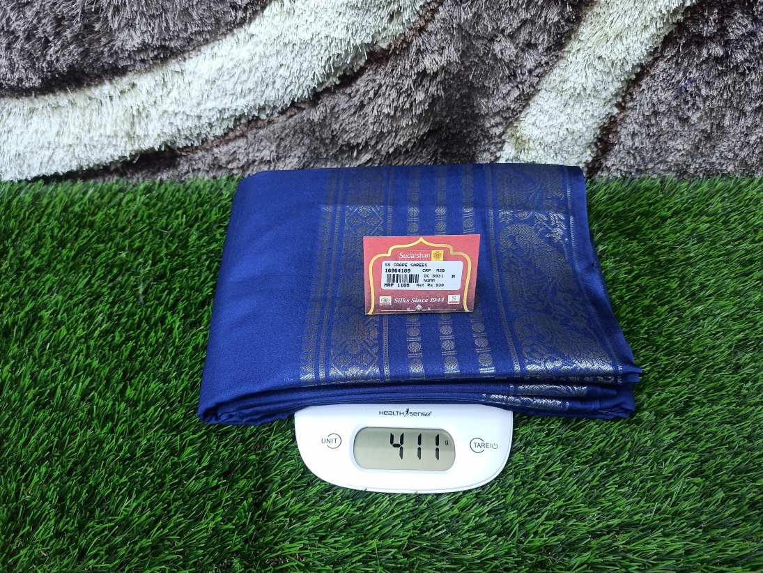 Artificial / Mix Crape Sarees ( Semi Crape )