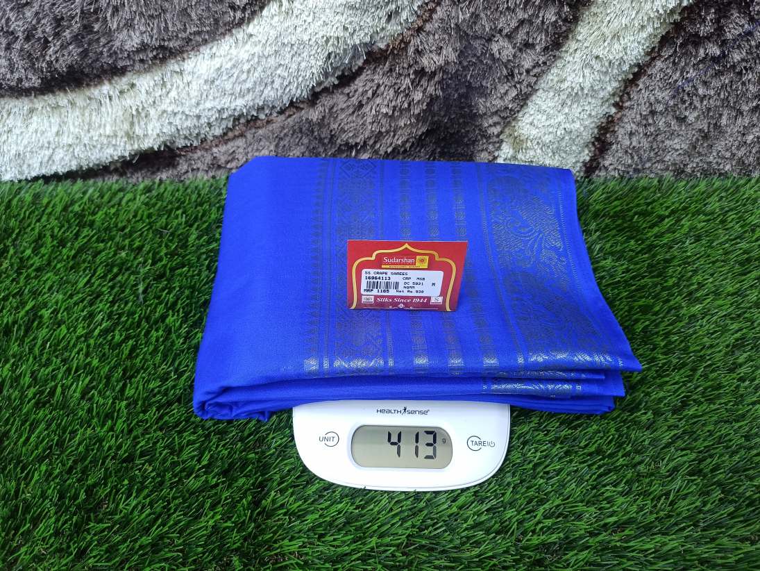 Artificial / Mix Crape Sarees ( Semi Crape )