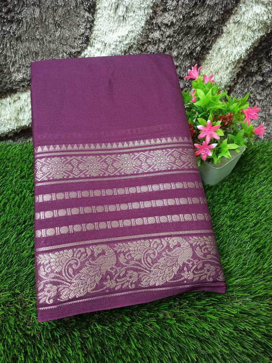 Artificial / Mix Crape Sarees ( Semi Crape )