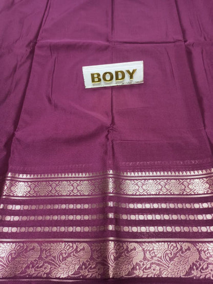 Artificial / Mix Crape Sarees ( Semi Crape )