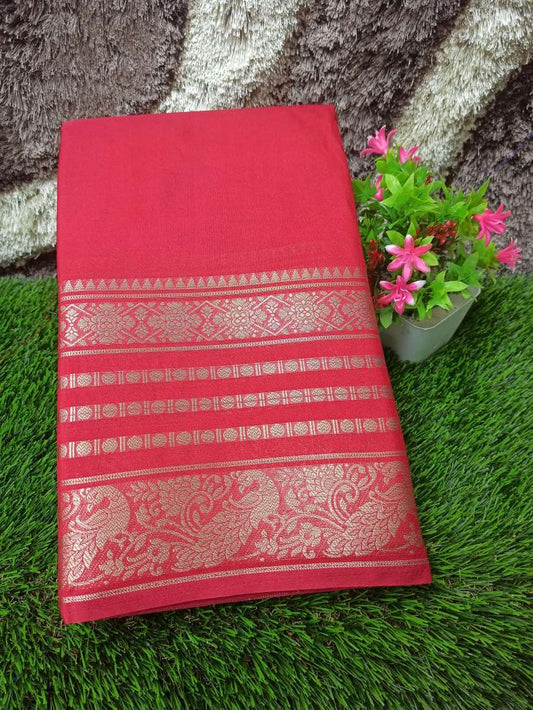 Artificial / Mix Crape Sarees ( Semi Crape )