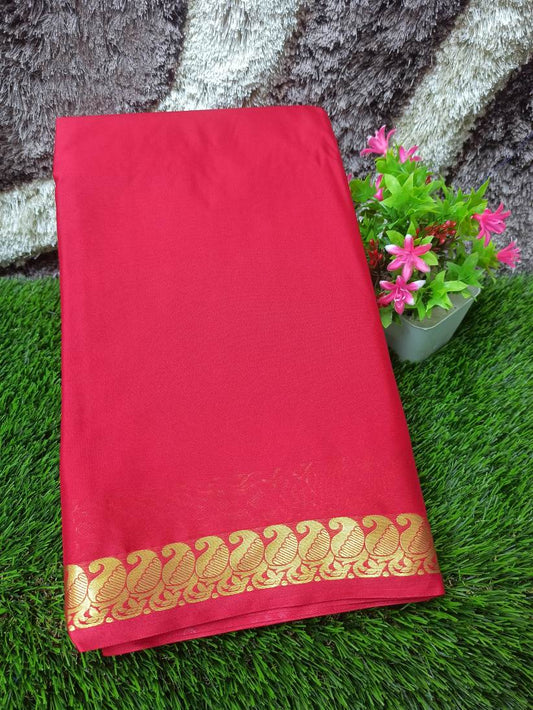 Artificial / Mix Crape Sarees ( Semi Crape )