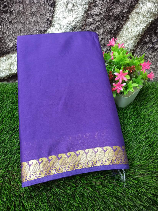 Artificial / Mix Crape Sarees ( Semi Crape )
