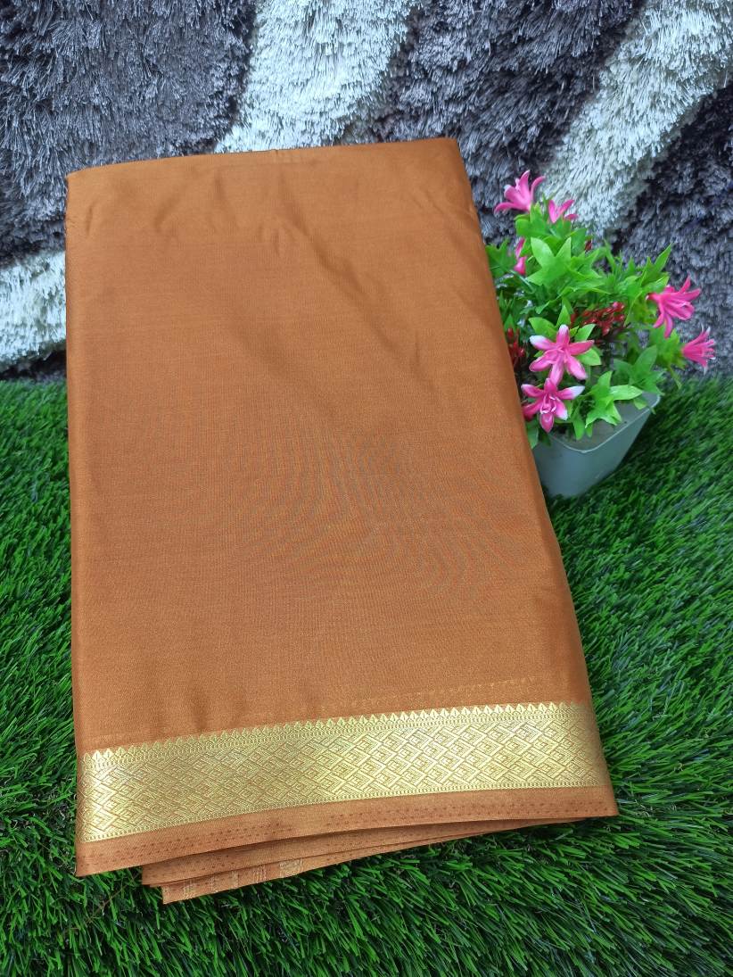 Artificial / Mix Crape Sarees ( Semi Crape )